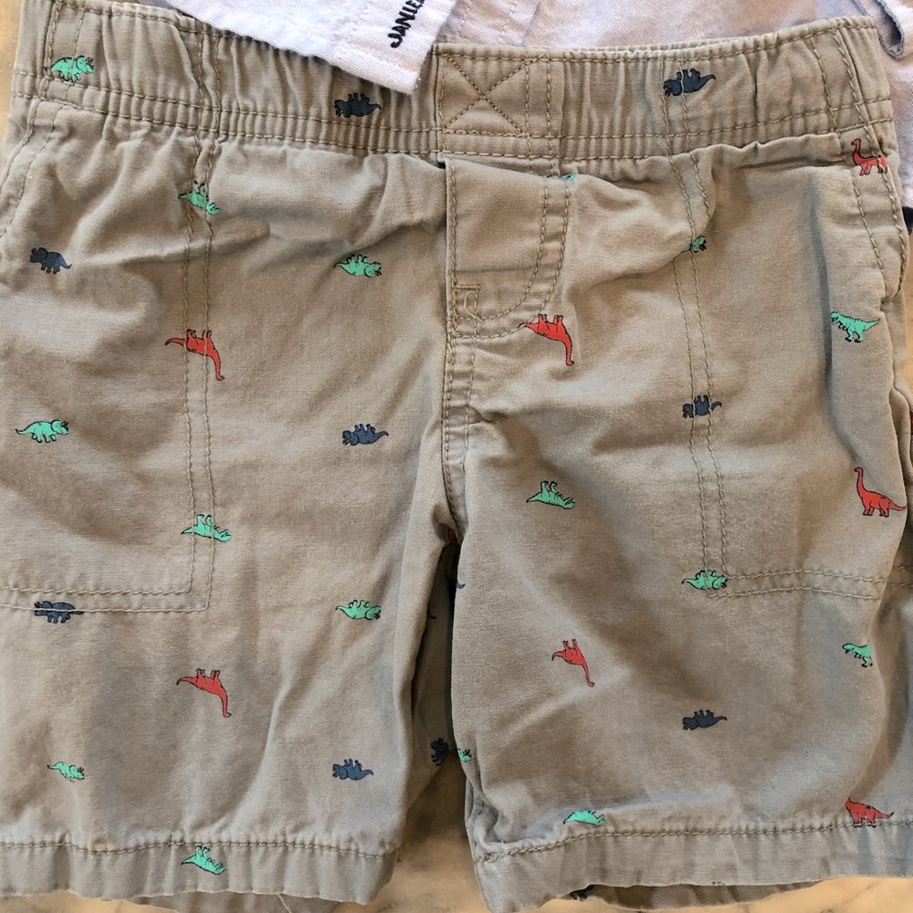 Dino printed boys chino short